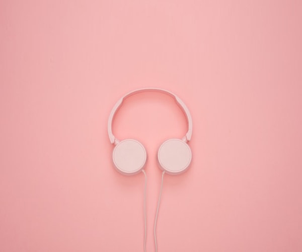 Pink Headphone